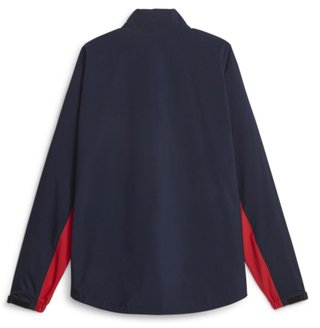 Puma DryLbl Rain heren jack, navy blazer/strong red