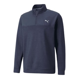 Puma Cloudspun Colorblock 1/4 Zip heren pullover 2023, navy blazer