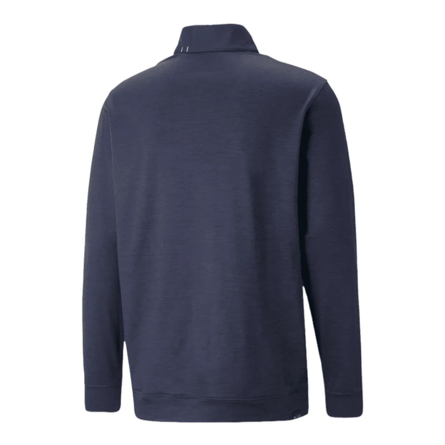 Puma Cloudspun Colorblock 1/4 Zip heren pullover 2023, navy blazer