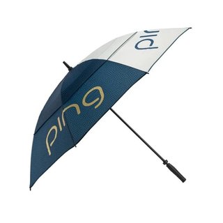 PING Golf Ping G Le3 Double Canopy dames golfparaplu 62", navy/goud
