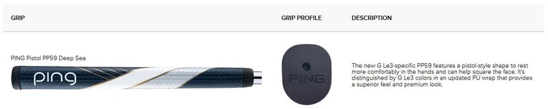 PING G Le3 Anser dames putter