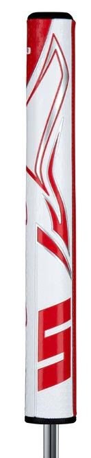 SuperStroke Zenergy Tour 3.0 putter grip, wit/rood