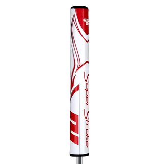 SuperStroke Zenergy Tour 3.0 putter grip, wit/rood