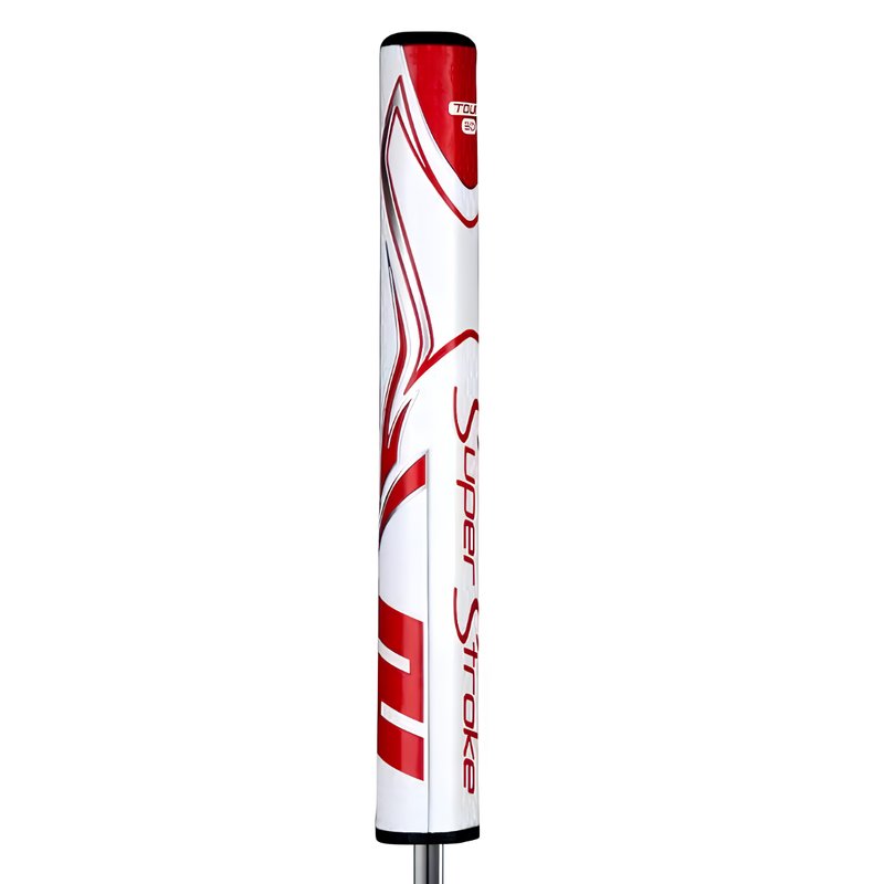 SuperStroke Zenergy Tour 3.0 putter grip, wit/rood