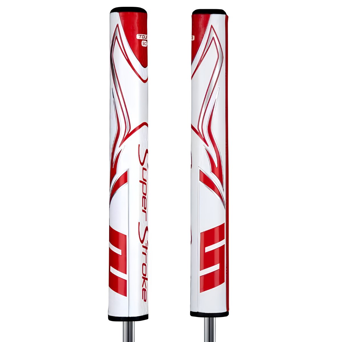 SuperStroke Zenergy Tour 3.0 putter grip, wit/rood