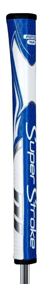 SuperStroke Zenergy Pistol GT Tour putter grip, blauw/wit