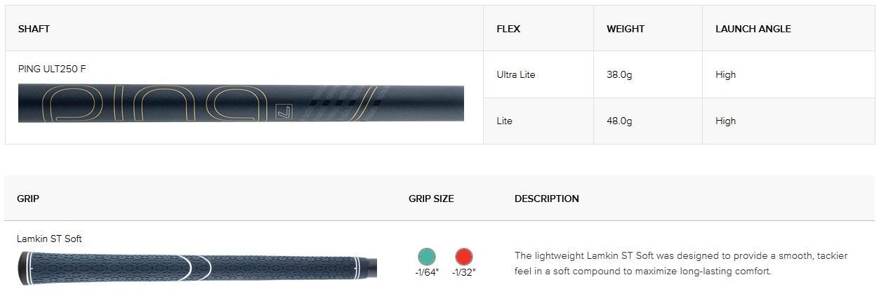 PING G Le3 dames fairway hout