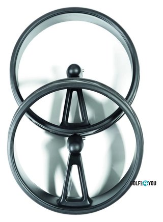 JuCad Complete Wheel Set (3) voor PHANTOM TITAN elektrische trolleys (velgen en banden), titanium