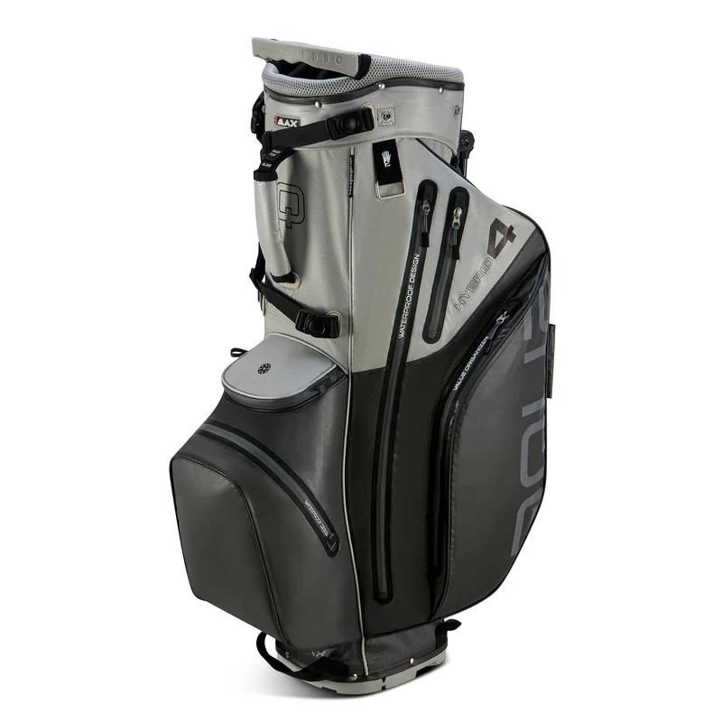 Big Max AQUA Hybrid 4 stand bag, grijs/zilver(zwart)