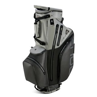Big Max AQUA Hybrid 4 stand bag, grijs/zilver(zwart)