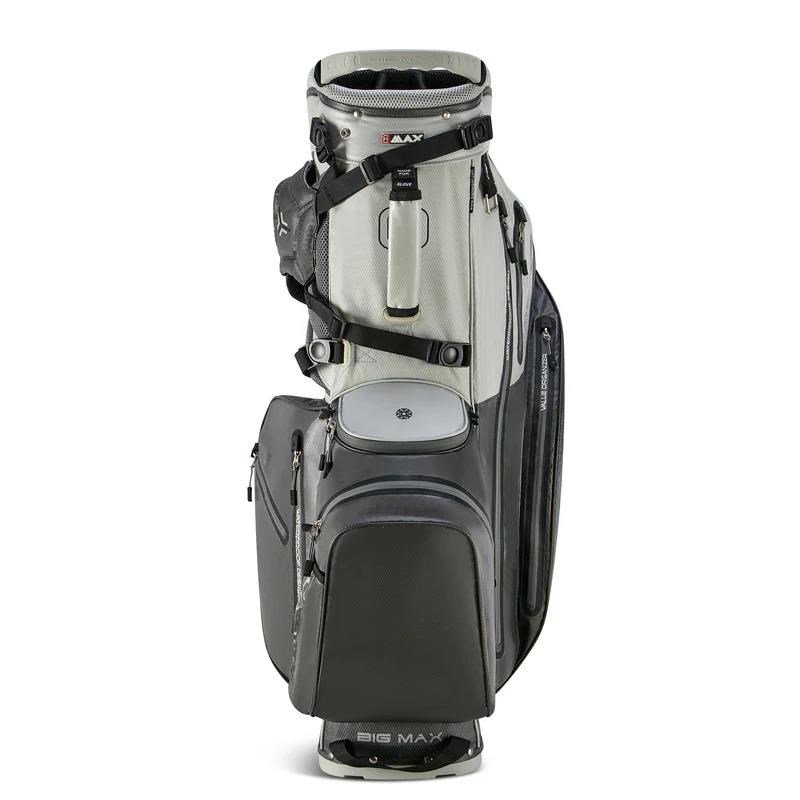 Big Max AQUA Hybrid 4 stand bag, grijs/zilver(zwart)