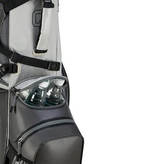 Big Max AQUA Hybrid 4 stand bag, grijs/zilver(zwart)