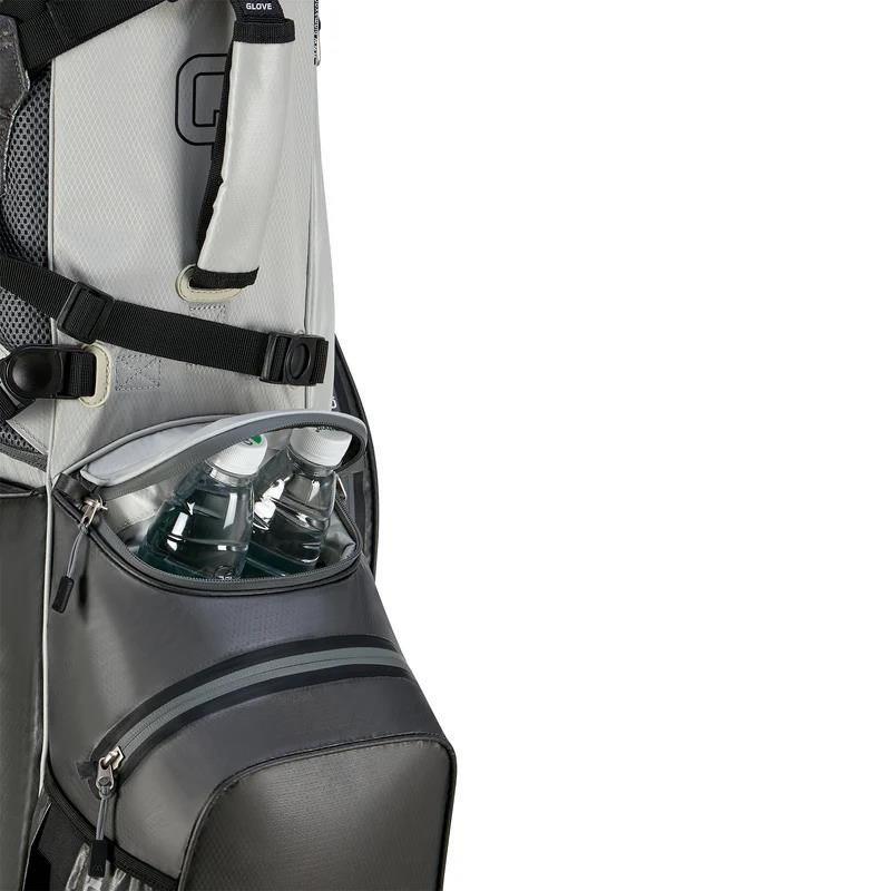 Big Max AQUA Hybrid 4 stand bag, grijs/zilver(zwart)