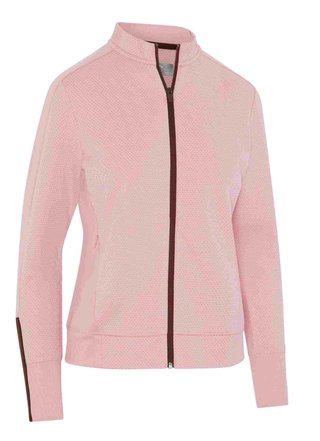 Callaway Heathered Fleece dames sweatshirt, pink nectar