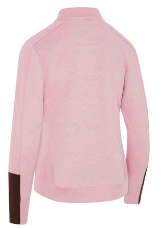 Callaway Heathered Fleece dames sweatshirt, pink nectar