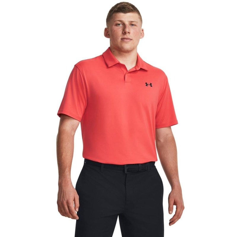 Under Armour T2G heren polo, venom red