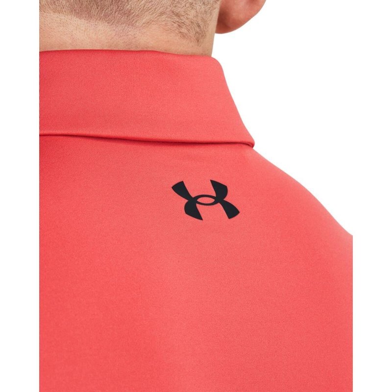 Under Armour T2G heren polo, venom red