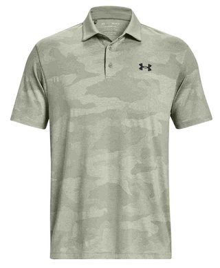 Under Armour Playoff Camo Jacquard heren polo, grove green