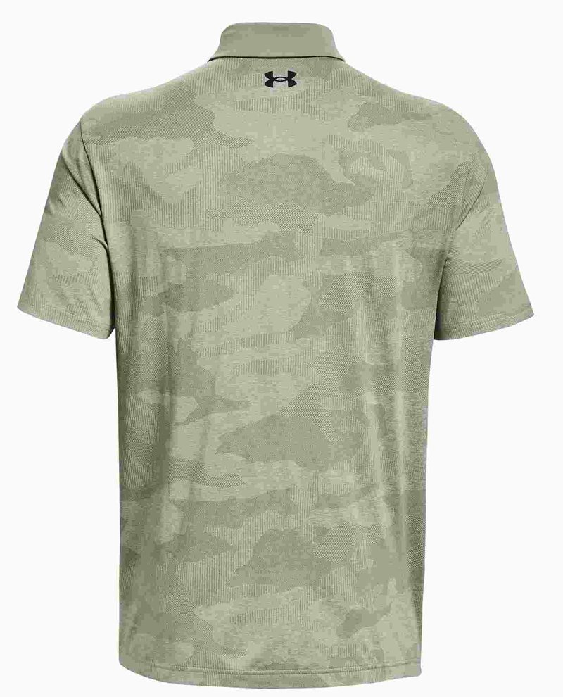 Under Armour Playoff Camo Jacquard heren polo, grove green