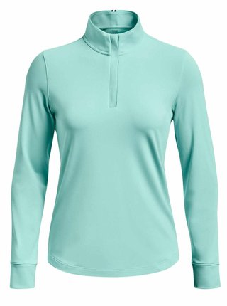 Under Armour Playoff 1/4 Zip dames sweatshirt, neo turquoise