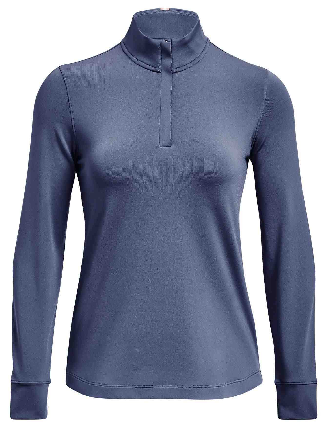 Under Armour Playoff 1/4 Zip dames sweatshirt, hushed blue
