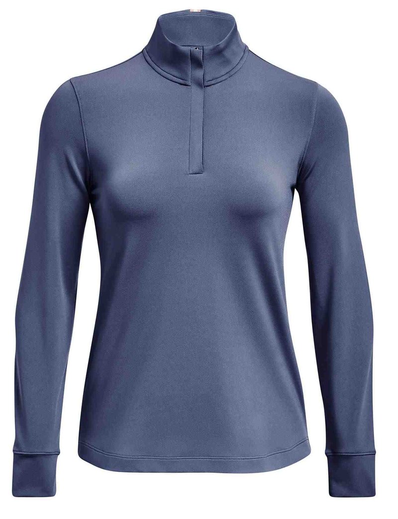 Under Armour Playoff 1/4 Zip dames sweatshirt, hushed blue