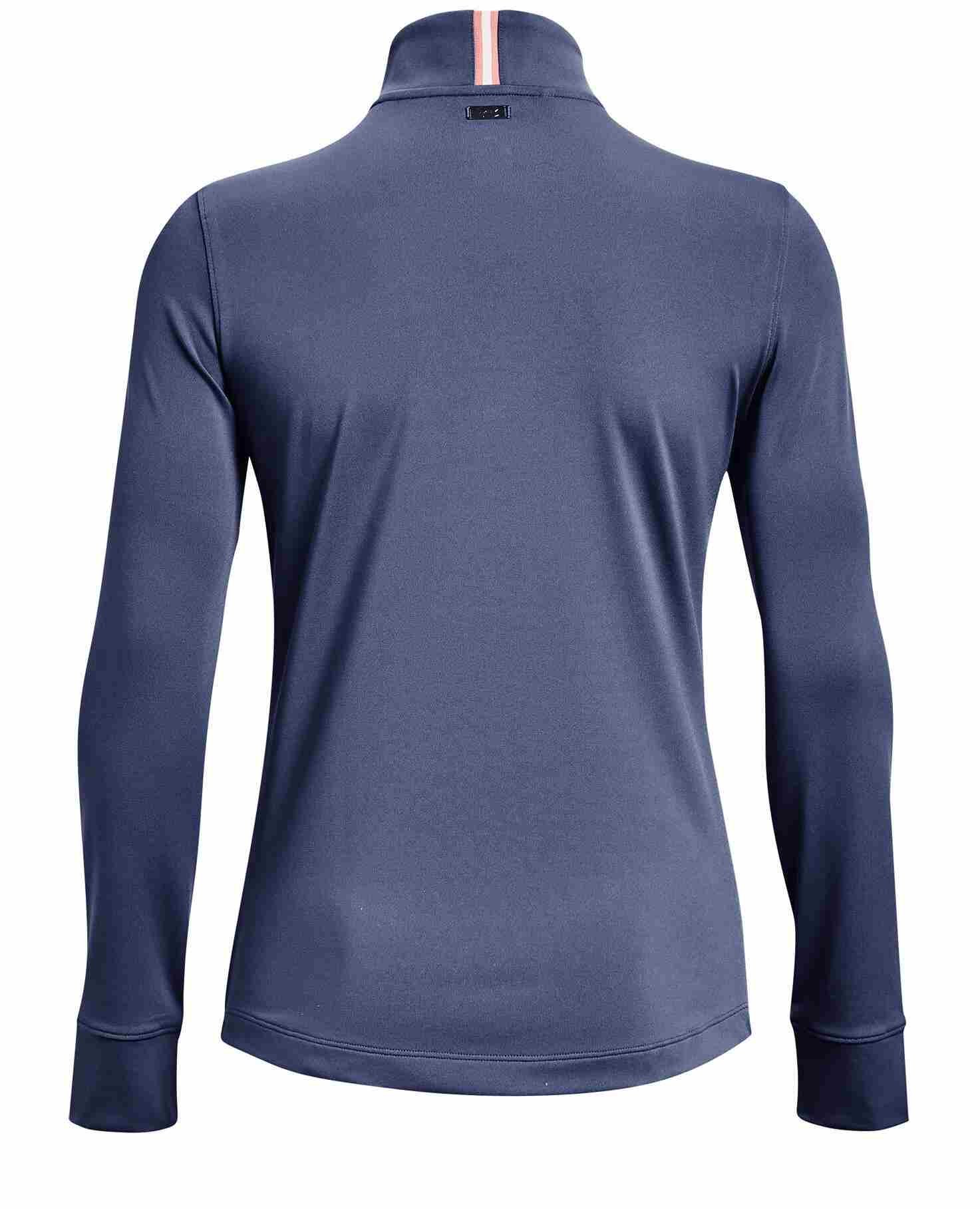 Under Armour Playoff 1/4 Zip dames sweatshirt, hushed blue