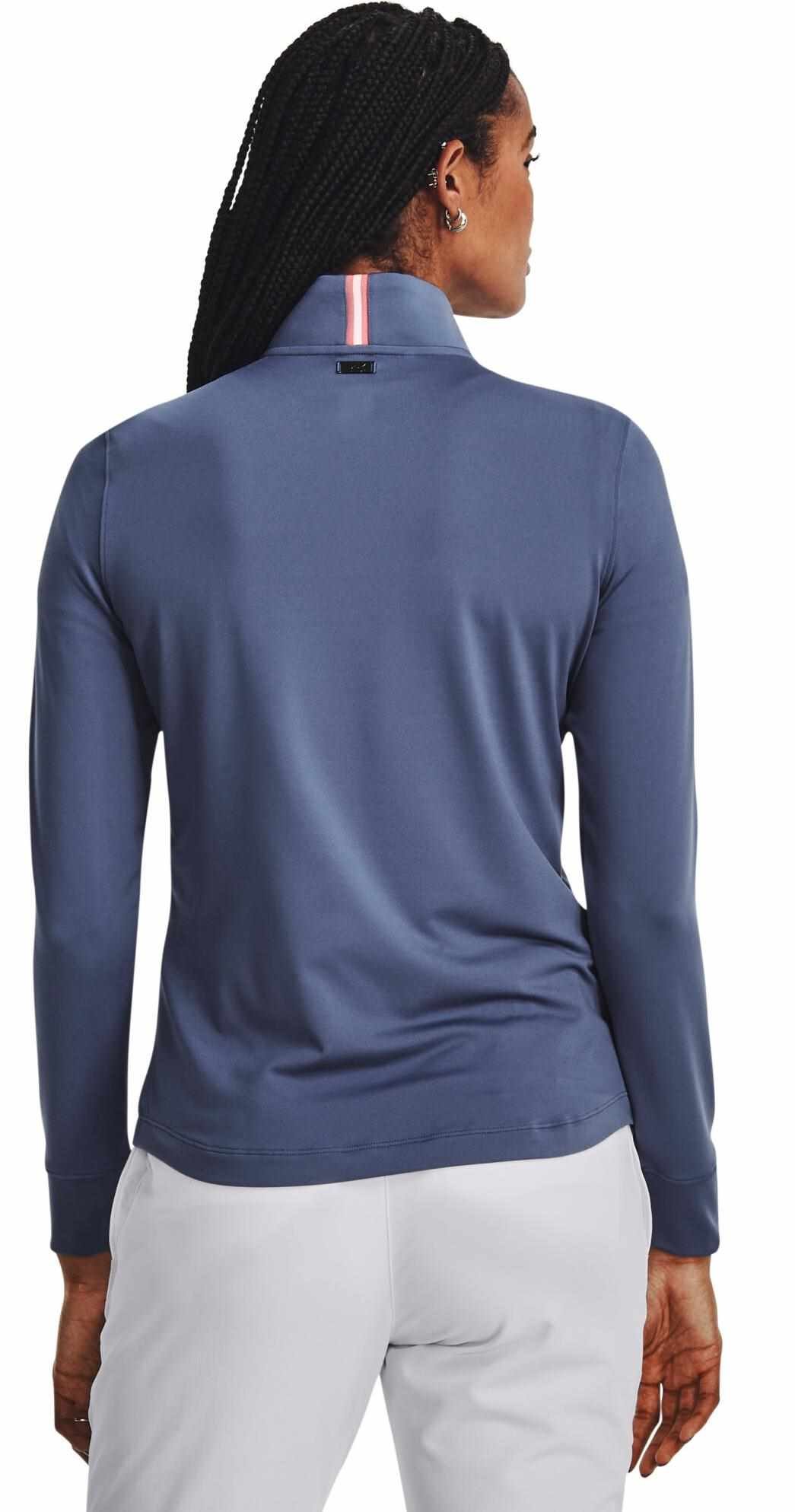 Under Armour Playoff 1/4 Zip dames sweatshirt, hushed blue