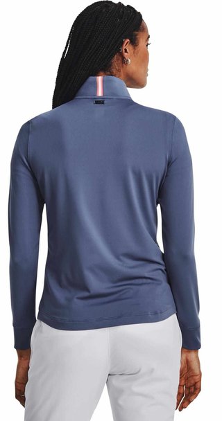 Under Armour Playoff 1/4 Zip dames sweatshirt, hushed blue