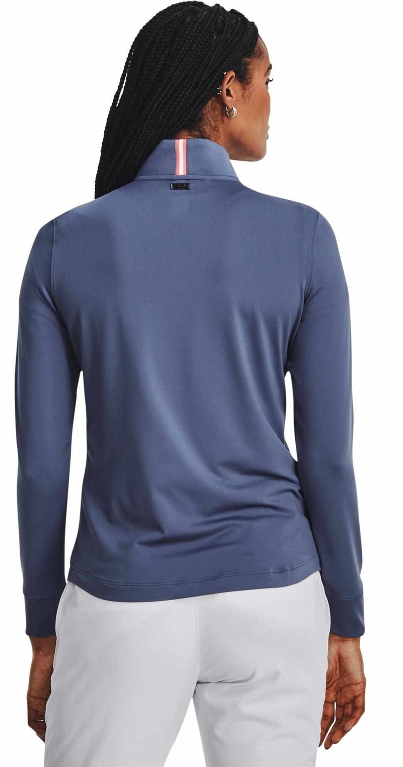 Under Armour Playoff 1/4 Zip dames sweatshirt, hushed blue