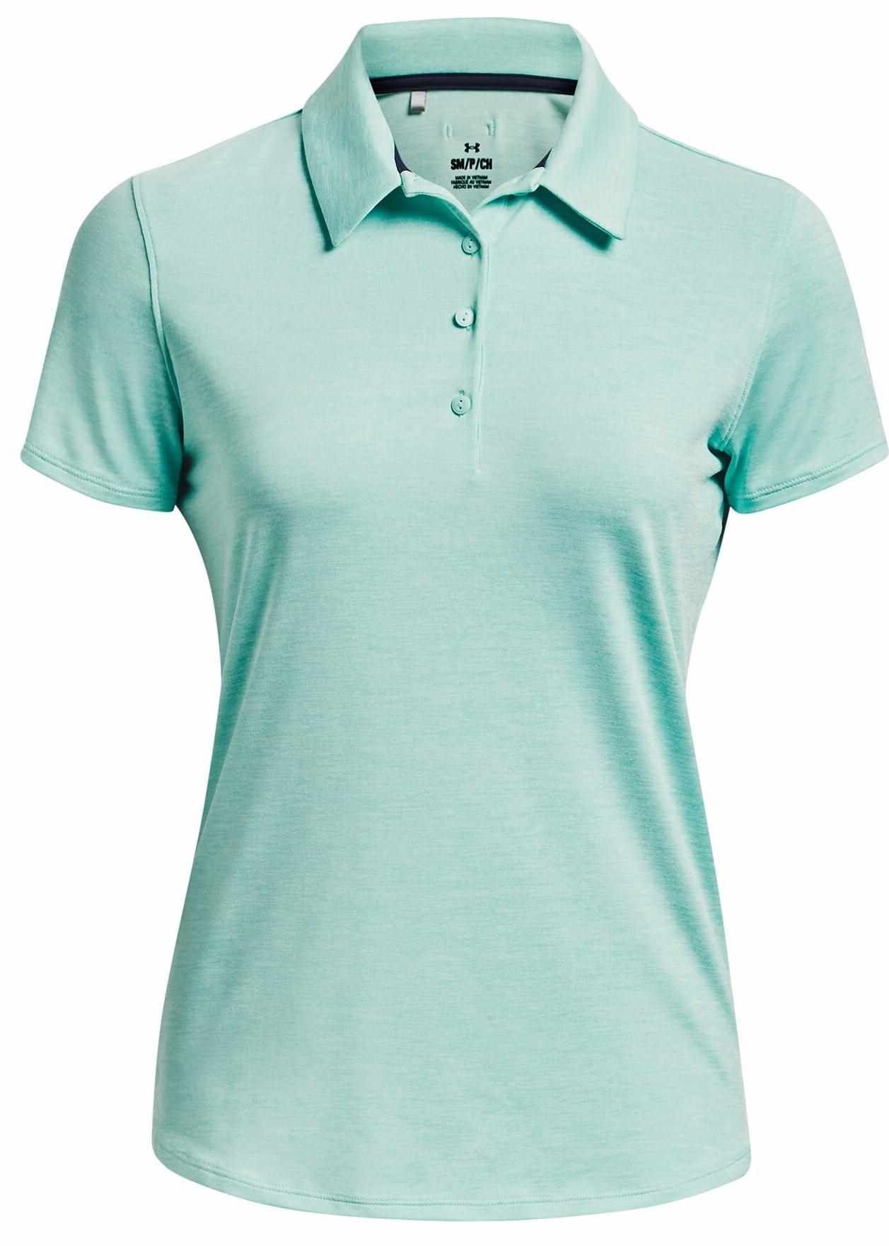 Under Armour Zinger Playoff dames polo, neo turquoise