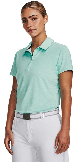 Under Armour Zinger Playoff dames polo, neo turquoise