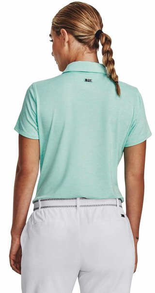 Under Armour Zinger Playoff dames polo, neo turquoise