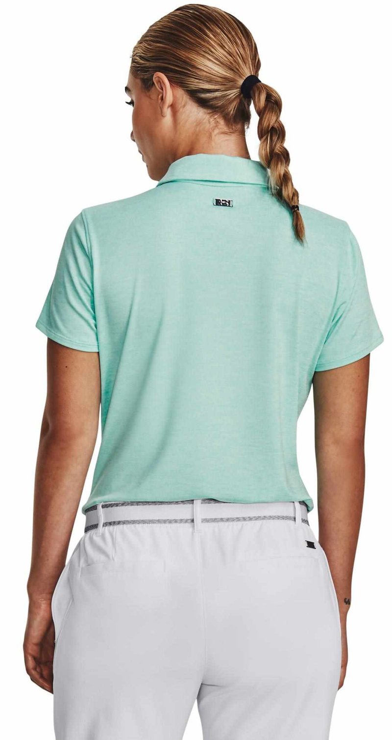 Under Armour Zinger Playoff dames polo, neo turquoise