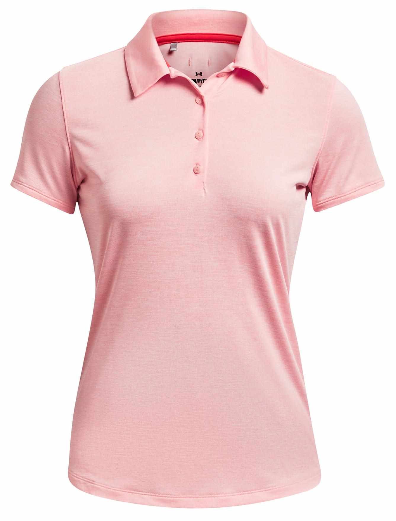 Under Armour Zinger Playoff dames polo, pink fizz
