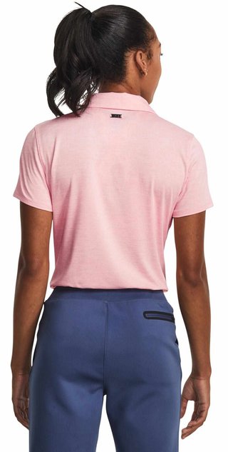 Under Armour Zinger Playoff dames polo, pink fizz