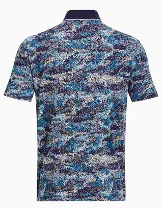 Under Armour Iso-Chill Edge heren polo, midnight navy/blizzard