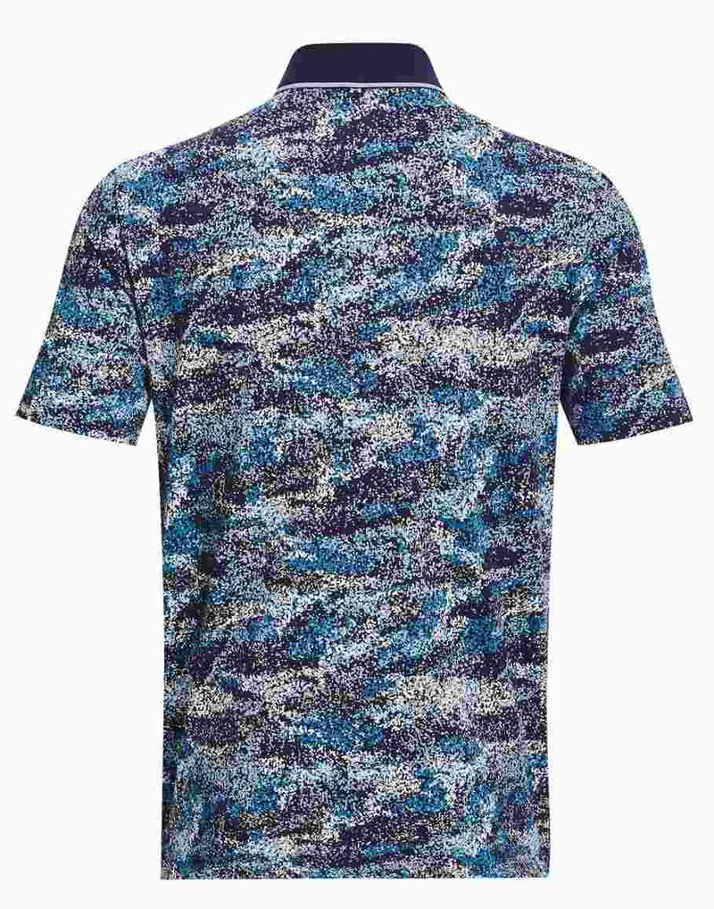 Under Armour Iso-Chill Edge heren polo, midnight navy/blizzard