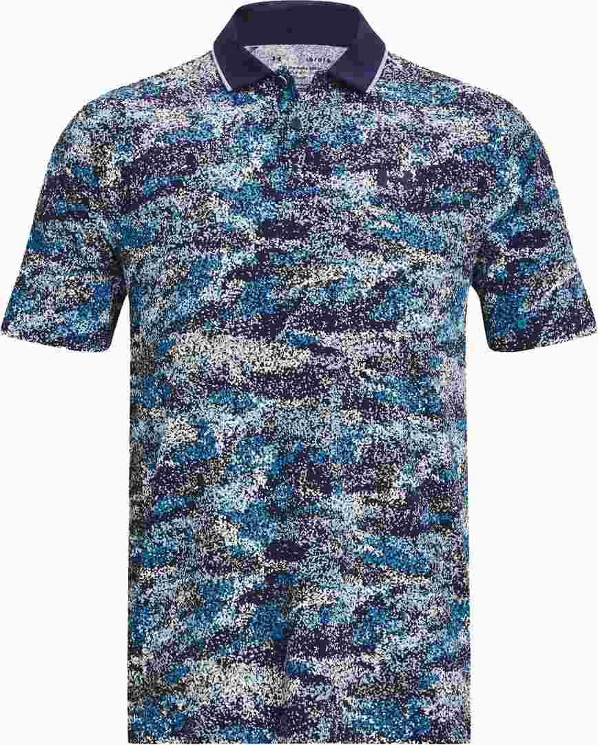 Under Armour Iso-Chill Edge heren polo, midnight navy/blizzard