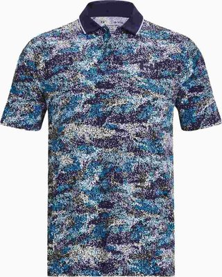 Under Armour Iso-Chill Edge heren polo, midnight navy/blizzard