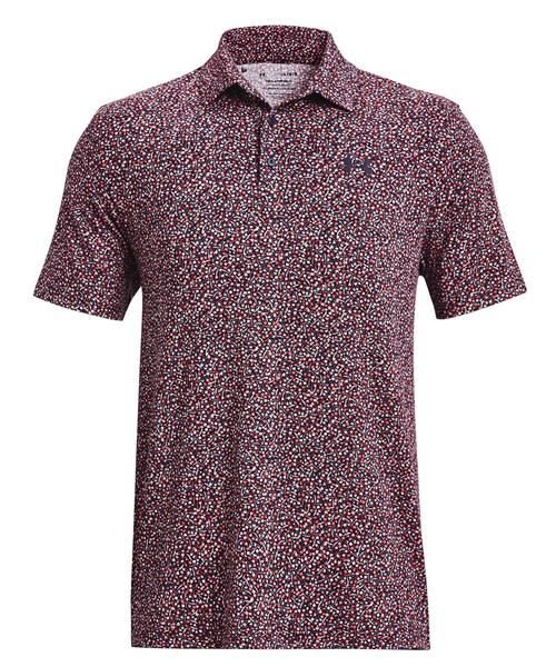 Under Armour Playoff 3.0 Printed heren polo, navy