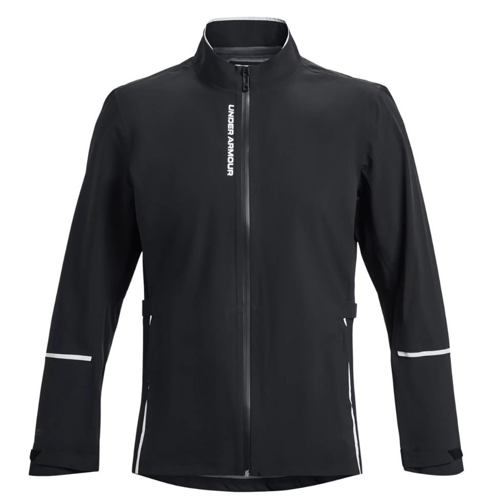 Under Armour Stormproof Cloudstrike heren jack, zwart/wit