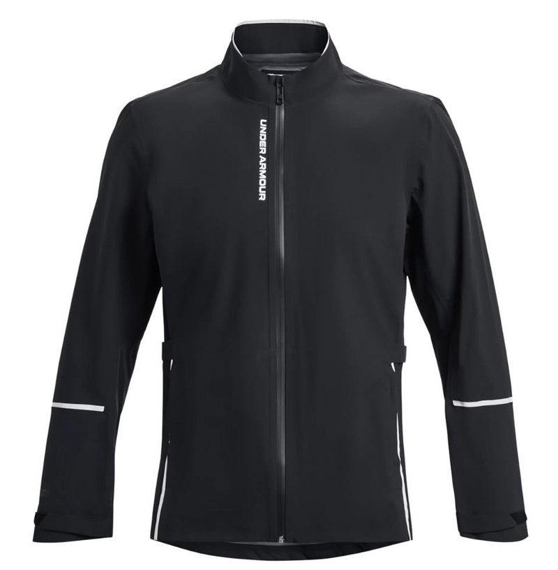 Under Armour Stormproof Cloudstrike heren jack, zwart/wit