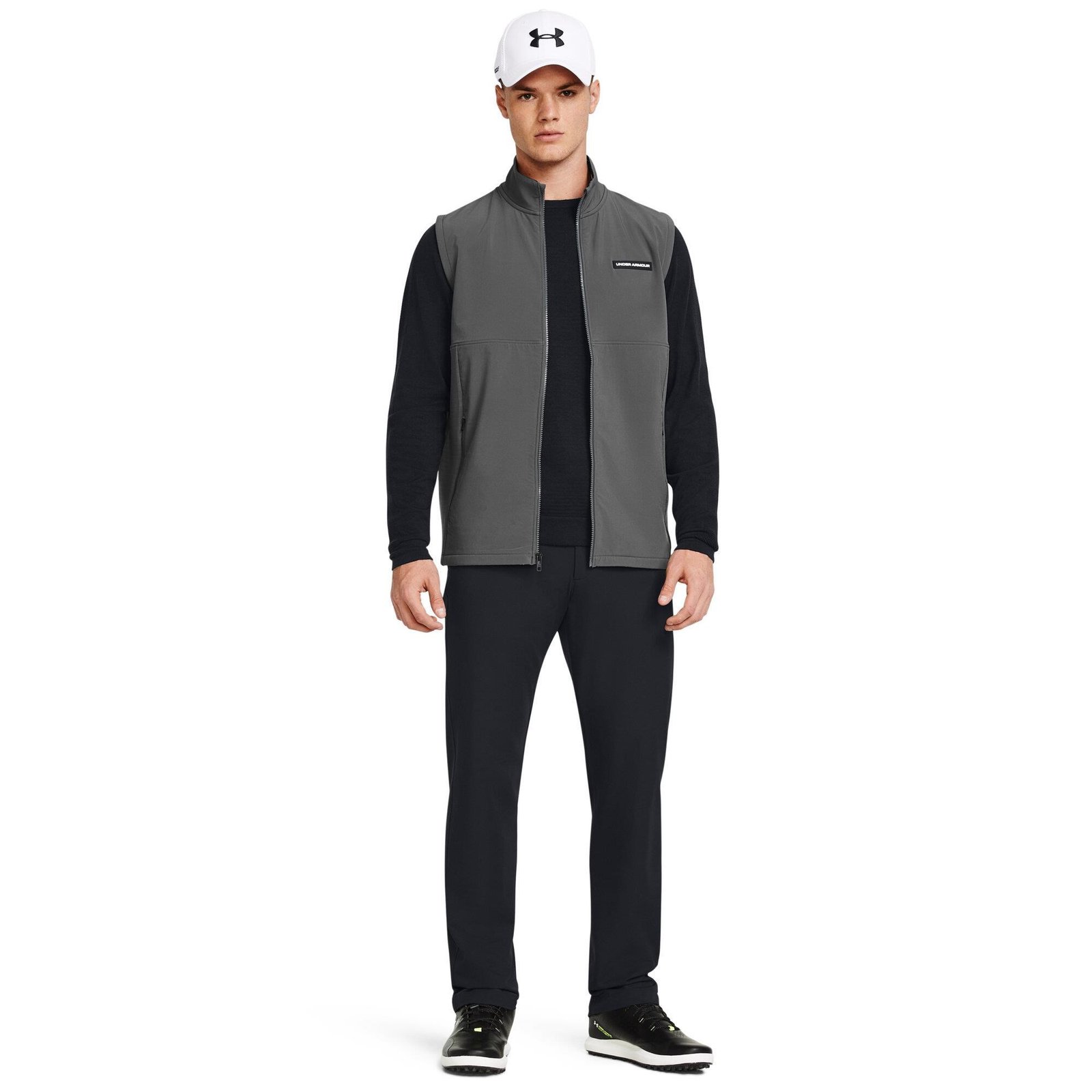 Under Armour Storm Daytona heren vest, castelrock/white