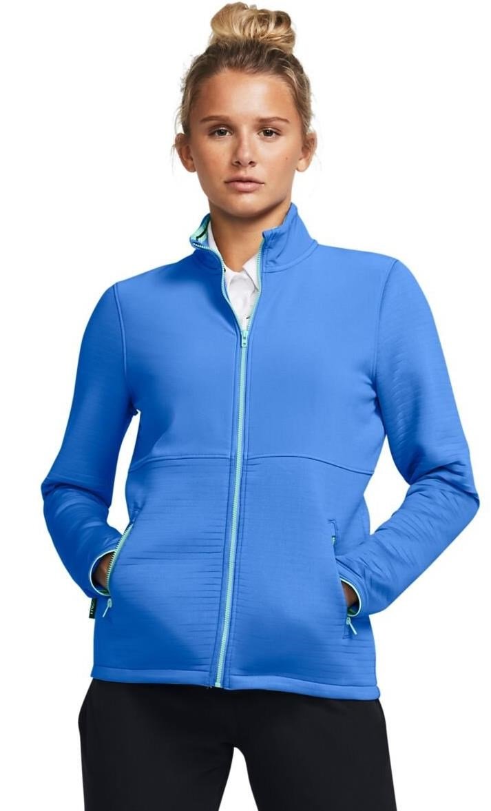 Under Armour Storm Daytona dames sweatshirt, water/neo turquoise
