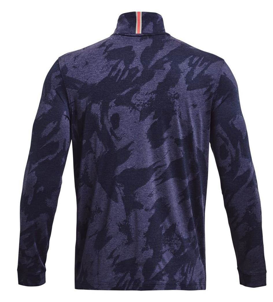 Under Armour Playoff Jacquard 1/4 Zip heren sweater, navy