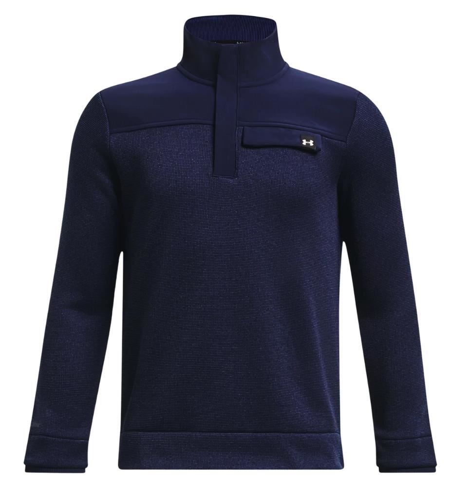 Under Armour Sweaterfleece 1/2 Zip junior sweater, navy