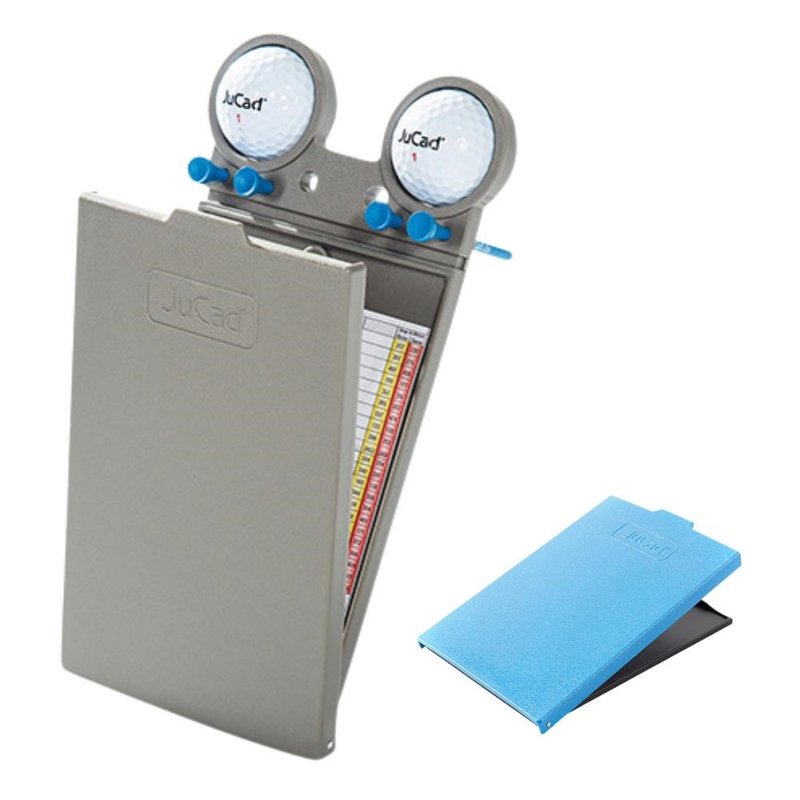 JuCad GRP scorekaartenhouder, titanium/blauw