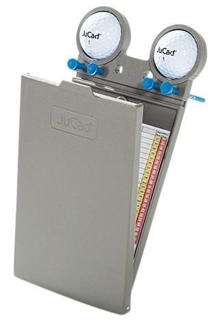 JuCad GRP scorekaarthouder, titanium/groen