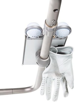 JuCad GRP scorekaarthouder, titanium/groen